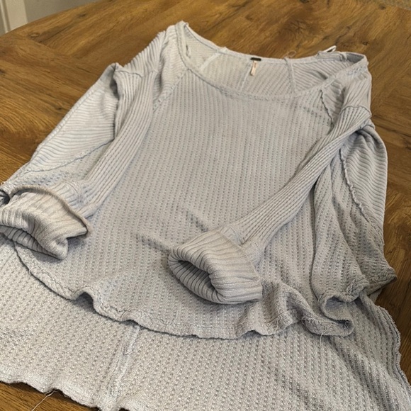 We the Free by Free People Catalina V-Neck Thermal Top - Picture 6 of 7